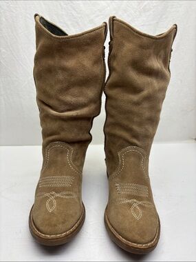 Women's Suede Mid-Calf Boot, SZ 37